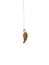 Load image into Gallery viewer, 14k Angel Wing Necklace