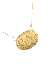 Load image into Gallery viewer, Fossilized Coral Pendant