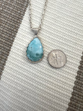 Load image into Gallery viewer, Larimar Pear Shaped Pendant