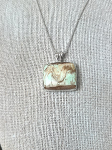 Variscite Landcape Pendant