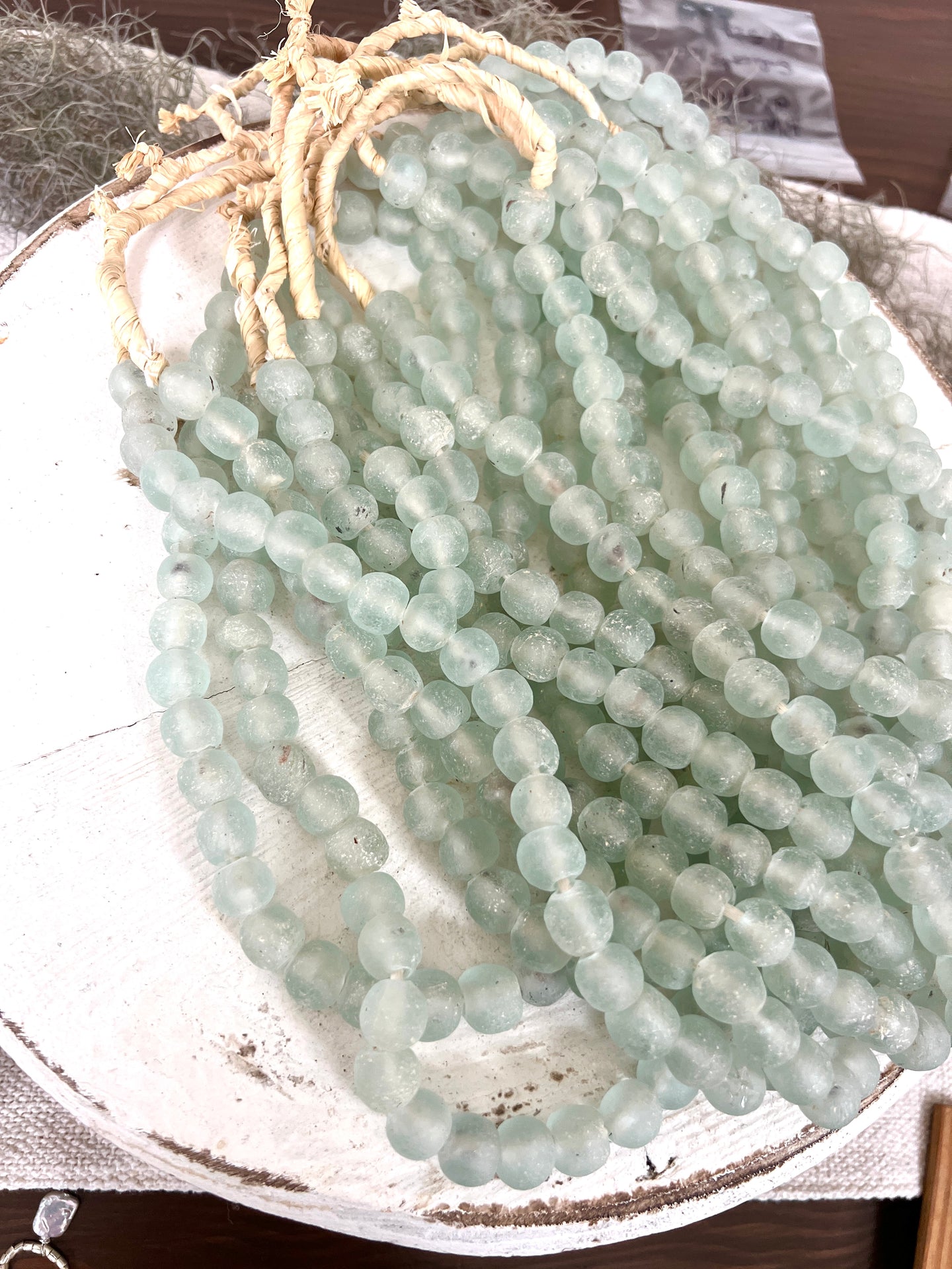 Decorative African Recycled Glass Beads