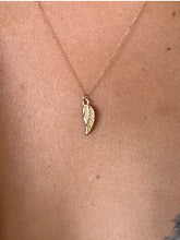 Load image into Gallery viewer, 14k Angel Wing Necklace