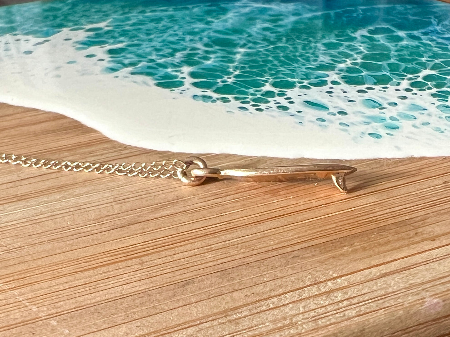 14k Gold Surfboard