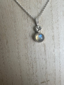 Small Labradorite & Starfish Necklace