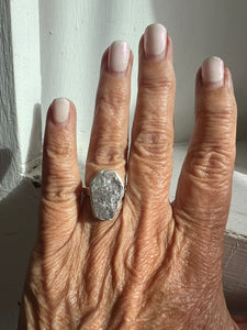 Druzy Coffin Ring