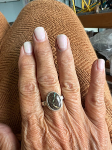 Boulder Opal River Ring