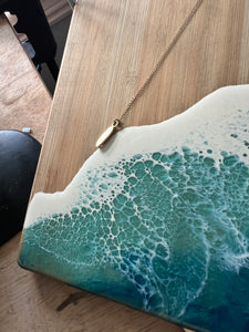 14k Gold Surfboard