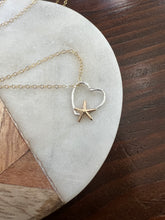 Load image into Gallery viewer, I Heart Starfish Necklace