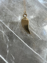 Load image into Gallery viewer, 14k Angel Wing Necklace