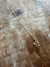 Load image into Gallery viewer, Sexy Mini Snake Necklace in 14k Yellow Gold
