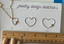 Load image into Gallery viewer, Cross My Heart Necklace