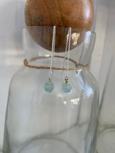 Roman Glass Threader Earrings
