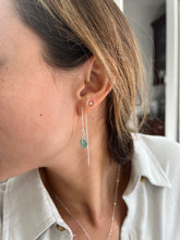 Load image into Gallery viewer, Roman Glass Threader Earrings