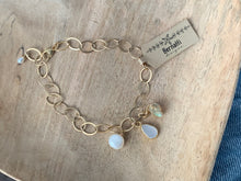 Load image into Gallery viewer, Opal, Druzy &amp; Pearl Gold Bracelet