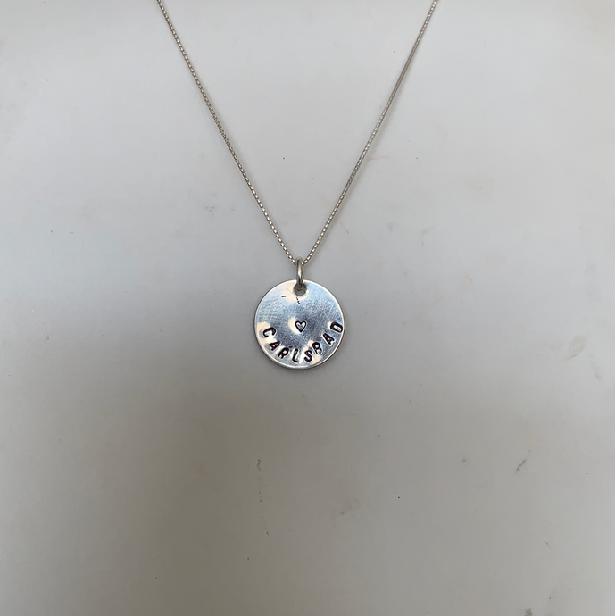 Local Beach Necklace in Sterling Silver